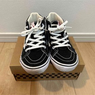 ヴァンズ(VANS)のキッズ スニーカー VANS SK8-HI スケートハイ V38CJ　１９センチ(スニーカー)