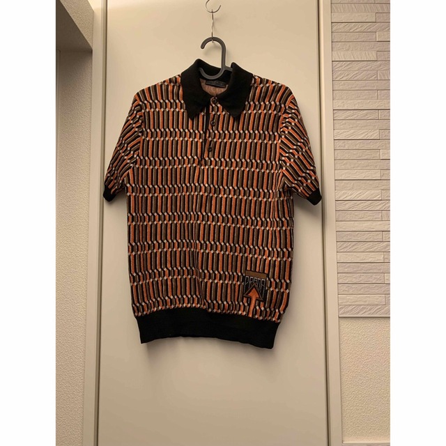 PRADA - 希少!!PRADA ニットポロシャツの通販 by kk's shop|プラダ