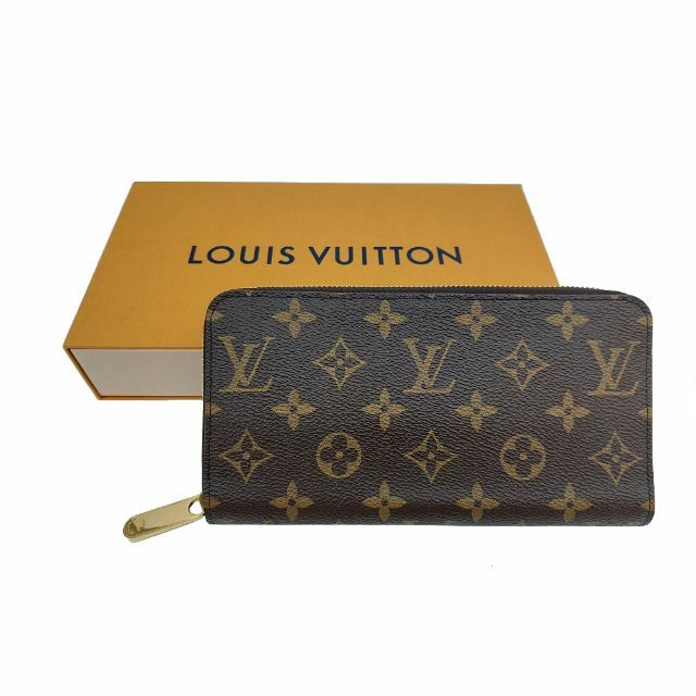 ファッション小物未使用品！LV【ルイ ヴィトン】M41895 モノグラム ジッピ―ウォレット