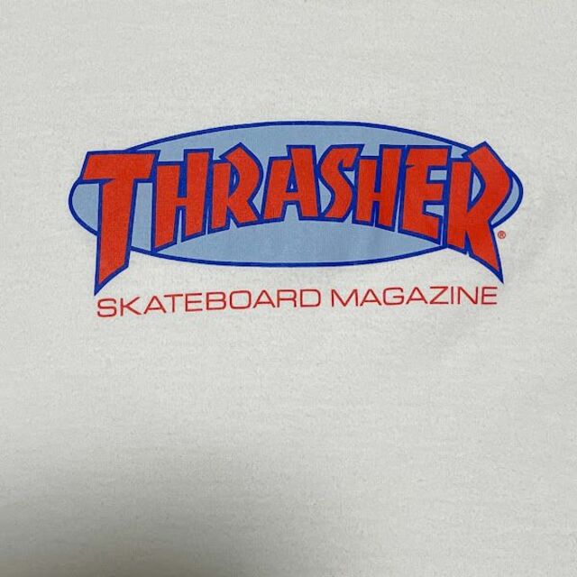THRASHER(スラッシャー)のTHRASHER スラッシャー Tシャツ ホワイト パンク スケーター メンズのトップス(Tシャツ/カットソー(半袖/袖なし))の商品写真