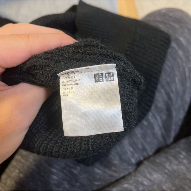 UNIQLO(ユニクロ)のリブタートルネックセーター（長袖）UNIQLO U XL メンズのトップス(ニット/セーター)の商品写真
