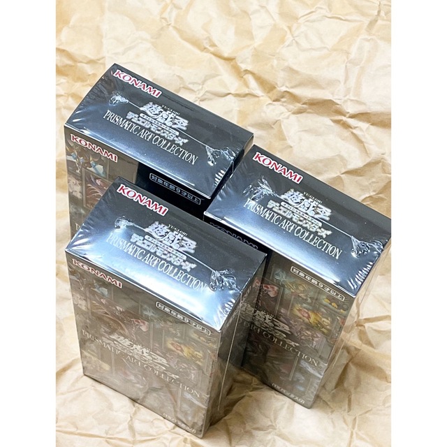 遊戯王 プリズマティックアートコレクション 3BOX 新品未開封 シュリンク付き