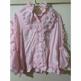 Angelic Pretty(シャツ/ブラウス(長袖/七分) ・ ピンク/桃色系 Angelic Pretty(シャツ/ブラウス(長袖/七分) ・ ピンク/桃色系