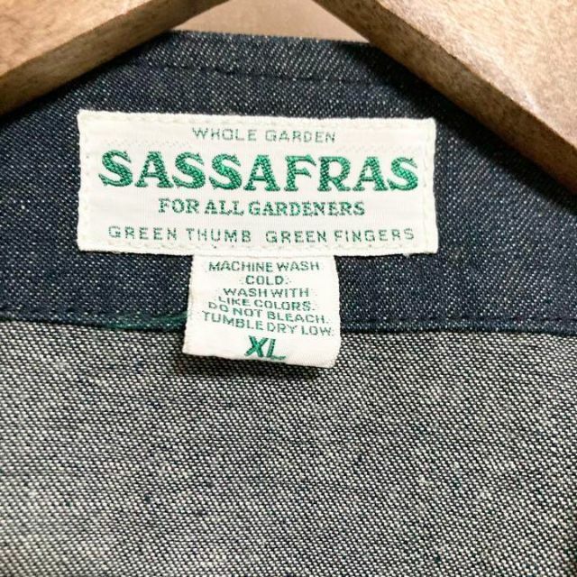 帯電防止処理加工 SASSAFRAS デニムジャケット XL | alamiah.edu.sa