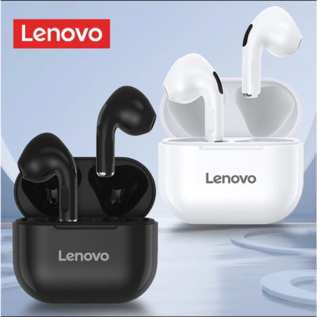 Lenovo(レノボ)の【新品】ワイヤレスイヤホンLenovo LP40 Livepods ブラック スマホ/家電/カメラのオーディオ機器(ヘッドフォン/イヤフォン)の商品写真