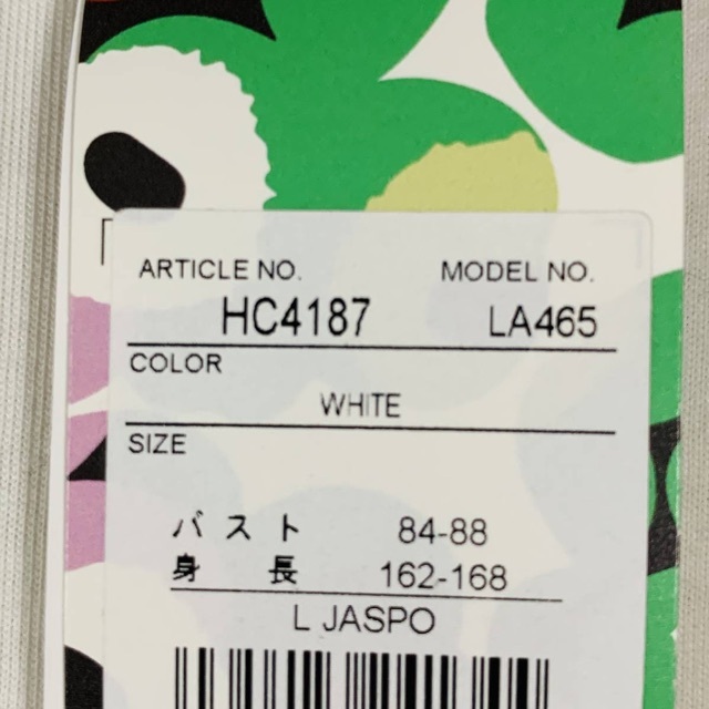 adidas(アディダス)のアディダス マリメッコ コラボ Tシャツ Lサイズ 新品タグ付き未着用品 レディースのトップス(Tシャツ(半袖/袖なし))の商品写真