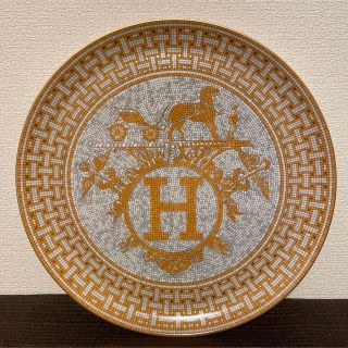 Hermes - エルメス ヴァンキャトル ゴールド タルトプレート 32cmの