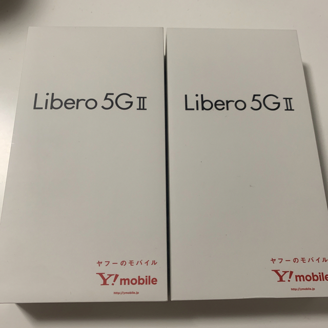 ワイモバイル Libero 5G II A103ZT ブラック&ホワイト セット