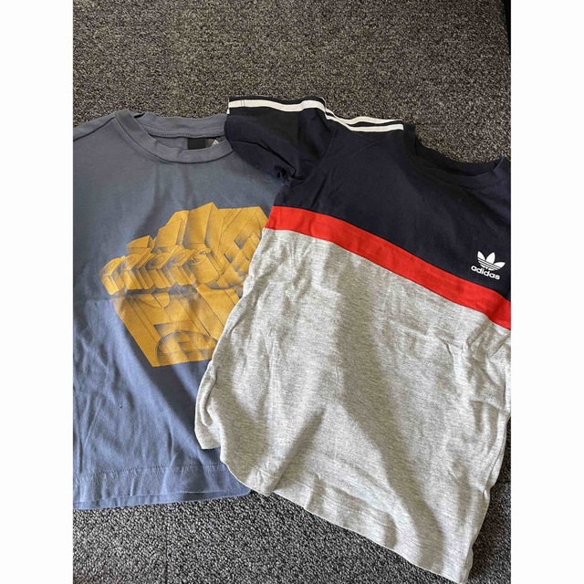 adidas(アディダス)のアディダス　adidas Tシャツ　2枚セット　110cm キッズ/ベビー/マタニティのキッズ服男の子用(90cm~)(Tシャツ/カットソー)の商品写真