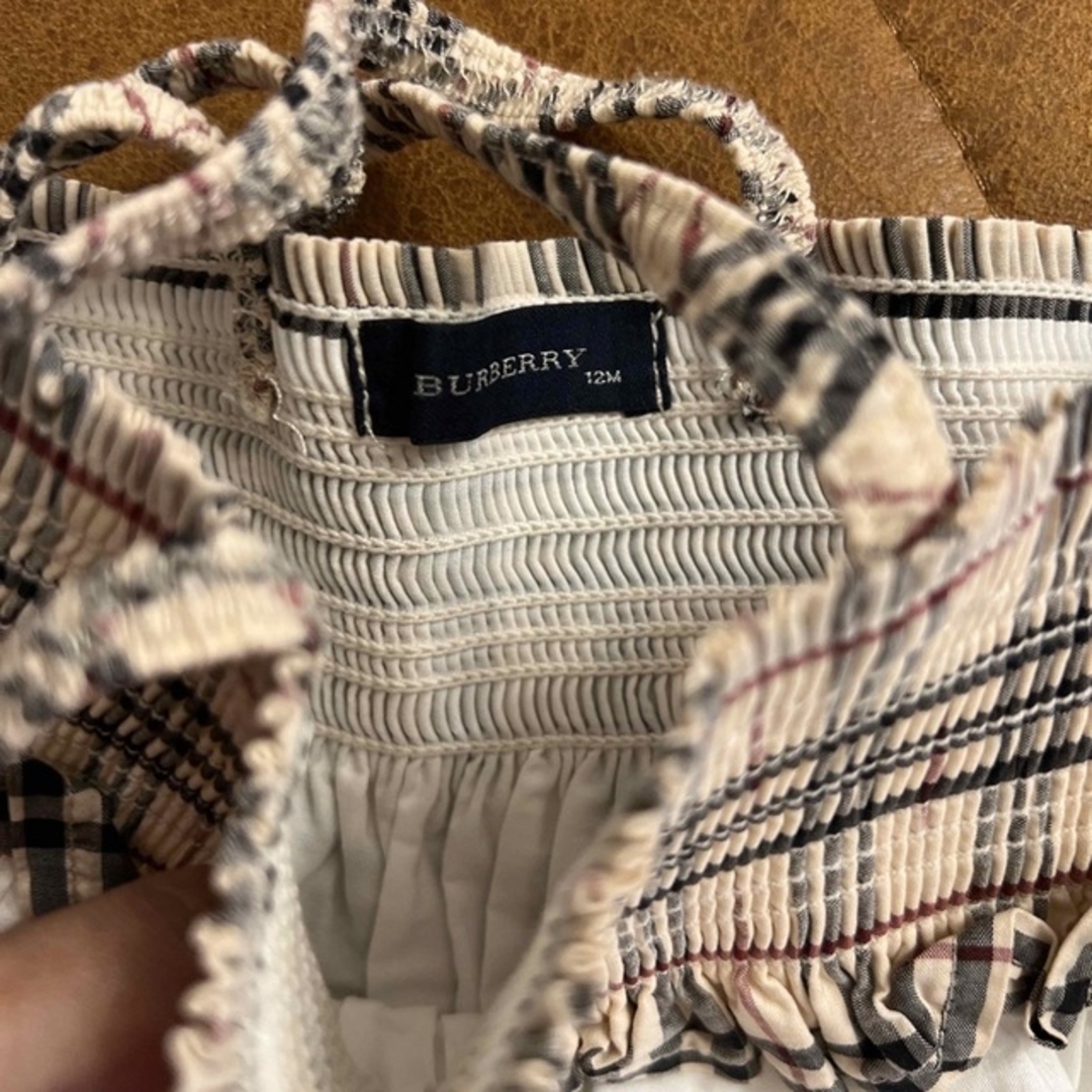 BURBERRY(バーバリー)のバーバリー　12M ワンピース キッズ/ベビー/マタニティのベビー服(~85cm)(ワンピース)の商品写真