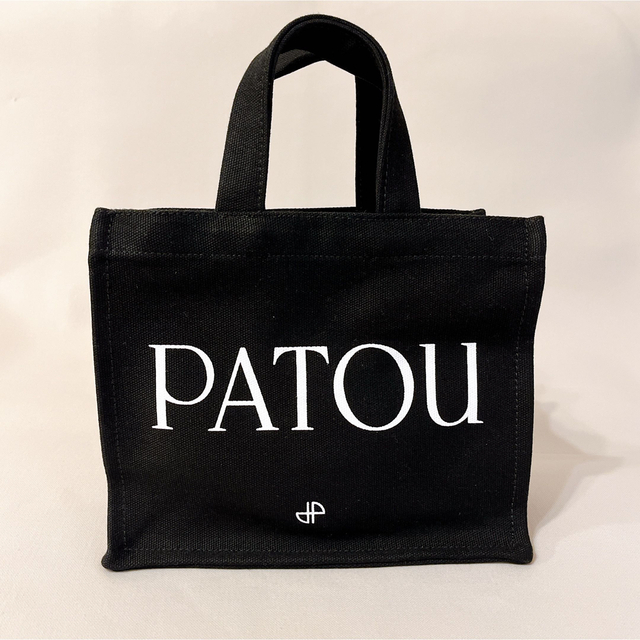 【PATOU】タグ付　新品未使用★コットン スモール キャンバストートBlack