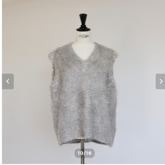 kana様専用　Gypsohila　Glitter Knit Vest レディースのトップス(ベスト/ジレ)の商品写真