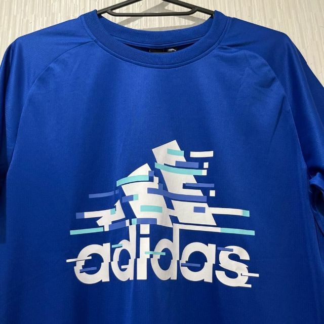 adidas(アディダス)の[アディダス] 半袖 Tシャツ キッズ ライト ブルー　140㎝ キッズ/ベビー/マタニティのキッズ服男の子用(90cm~)(Tシャツ/カットソー)の商品写真