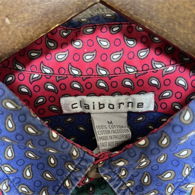 クレイボーン シャツ ペイズリー バンダナ柄 Claiborne メンズのトップス(シャツ)の商品写真