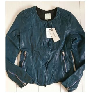 moussy - 新品 MOUSSYマウジー ライダース レザージャケット 羊革 ラム