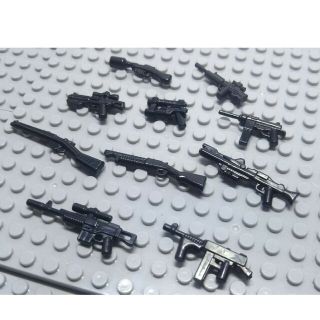 10 LEGO互換 レゴ武器 インテリア 特殊部隊 父の日 スター プレゼント(ミリタリー)