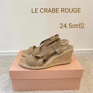 LE CRABE ROUGE - le crabe rouge プラットフォームサンダル 厚底 