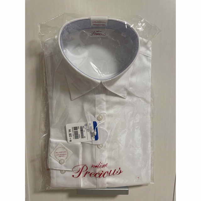 青山(アオヤマ)のワイシャツ2枚セット レディースのトップス(シャツ/ブラウス(長袖/七分))の商品写真