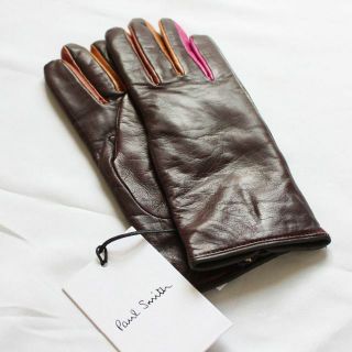 未使用品 Paul Smith 手袋 レザー ポールスミス ラムレザー