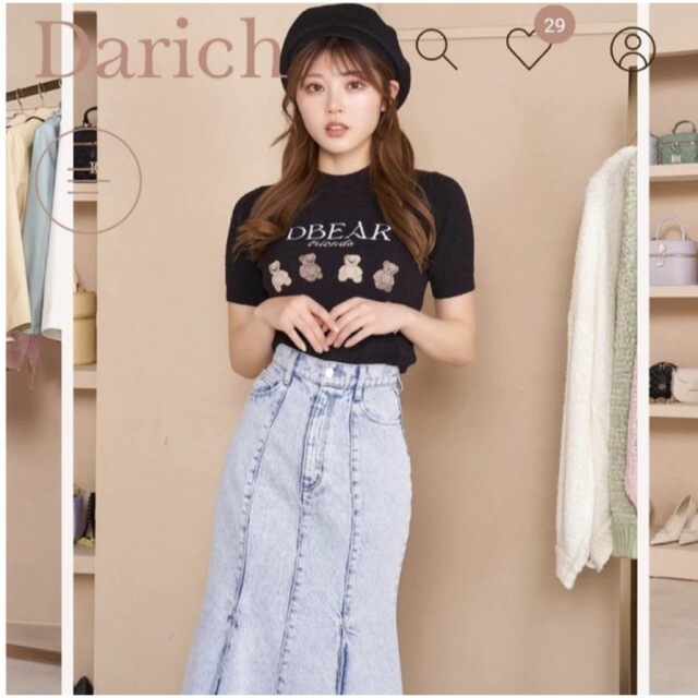 Darich(ダーリッチ)のDarich Dベアパイルニットトップス レディースのトップス(ニット/セーター)の商品写真