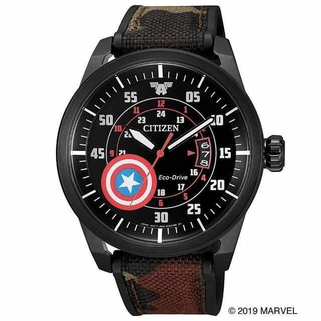 【新品未使用】シチズン エコドライブ MARVELモデル メンズ ミリタリー