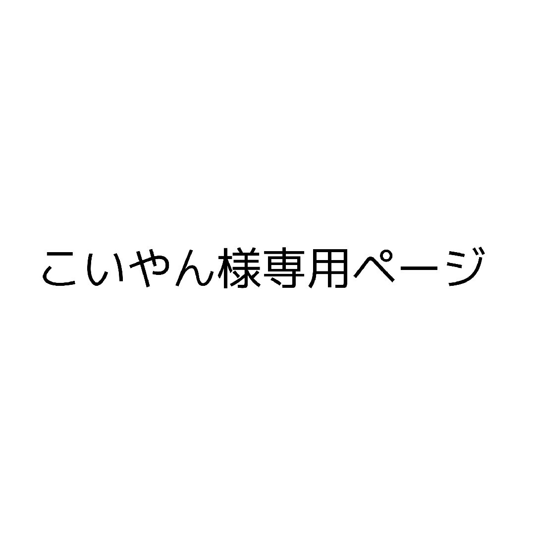 こいやん様専用ページの通販 by さくら屋｜ラクマ