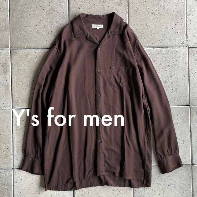 Y's for menワイズ フォーメン レーヨン オープンカラー シャツ90s