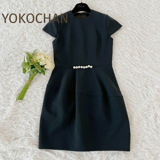 美品　 yokochan ワンピ　グレー　38