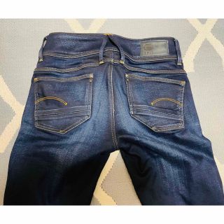 ジースター(G-STAR RAW)の美品　ジースター　デニム　スキニージーンズ　インディゴブルー　size23インチ(デニム/ジーンズ)