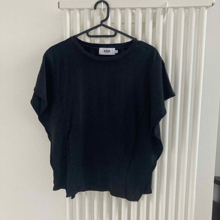 アズールバイマウジー(AZUL by moussy)の値下げ❣️AZUL☆デザイン黒Tシャツ☆シンプル(Tシャツ(半袖/袖なし))