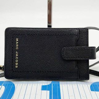 マークジェイコブス(MARC JACOBS)の【未使用】マークジェイコブス　ポーチ　ブラック黒　ストラップ　クロスボディバッグ(ショルダーバッグ)