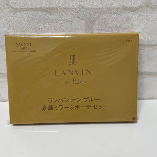 ランバンオンブルー(LANVIN en Bleu)のランバン　オン　ブルー　豪華ミラー&ポーチセット(ポーチ)