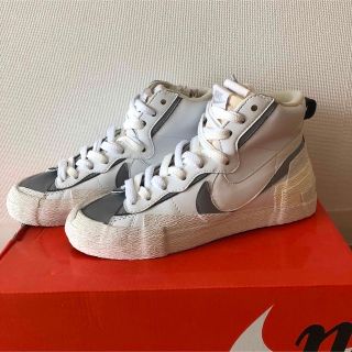 サカイ(sacai)のsacai x ナイキ ブレーザー MID White 24.5(スニーカー)