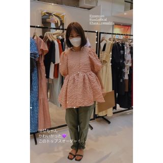 COEL コエル ポップコーンぺプラムブラウスの通販 by Lucia's shop|ラクマ