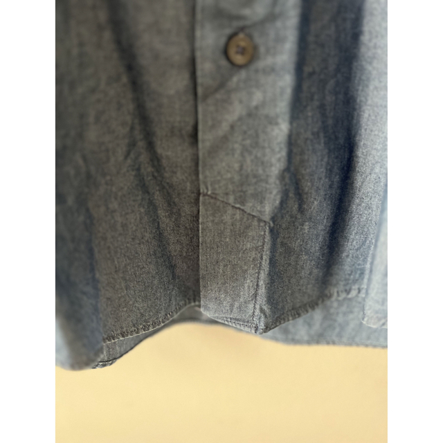 ZARA(ザラ)のZARA ペイズリー柄×デニムコットンのシャツ スリムフィット メンズのトップス(シャツ)の商品写真