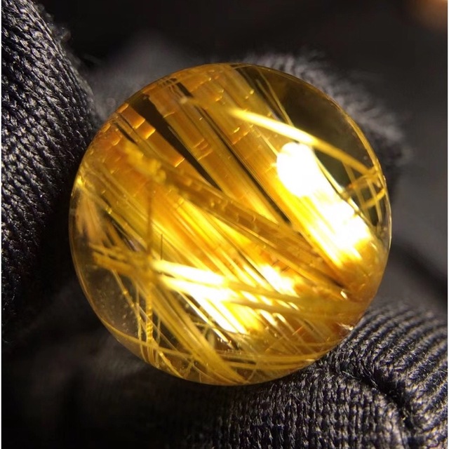 ⭐︎【天然】タイチンクオーツ 丸玉 16+mm-