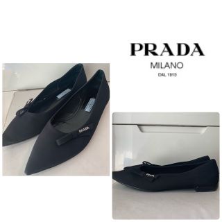 PRADA - PRADA◇プラダ パンプス 黒x茶スエードレザー バイカラー 本革