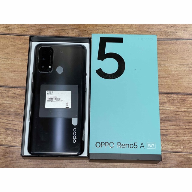 国内版SIMフリー OPPO Reno5 A シルバーブラック