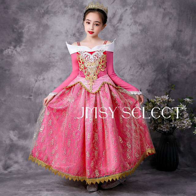 Disney - 130cm☆オーロラ姫 オーロラドレス 仮装 子供コスプレ Disney - 130cm☆オーロラ姫 オーロラドレス 仮装 子供コスプレ
