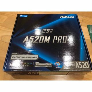 ASRock A520M Pro4  MicroATX マザーボード(PCパーツ)