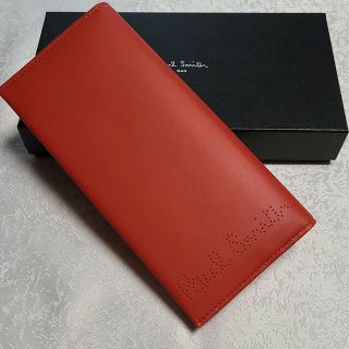 ポールスミス(Paul Smith)の贈り物に！ポールスミス　かぶせ長財布　レシートストーリー(長財布)