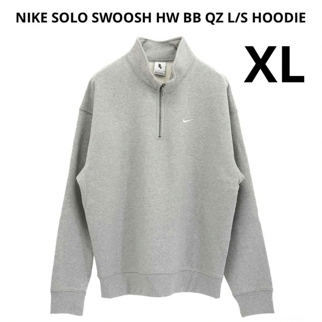 NIKE SOLO SWOOSH HW BB QZ L/S HOODIE