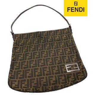 フェンディ(FENDI)のFENDI フェンディ　ショルダーバッグ　斜めがけ　ズッカ　FF柄　ブラウン(ショルダーバッグ)