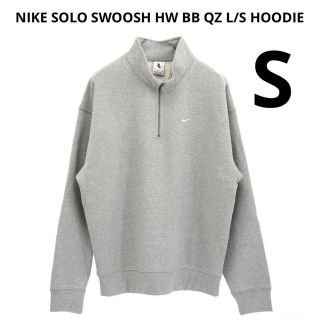 ナイキ(NIKE)のNIKE SOLO SWOOSH HW BB QZ L/S HOODIE (スウェット)