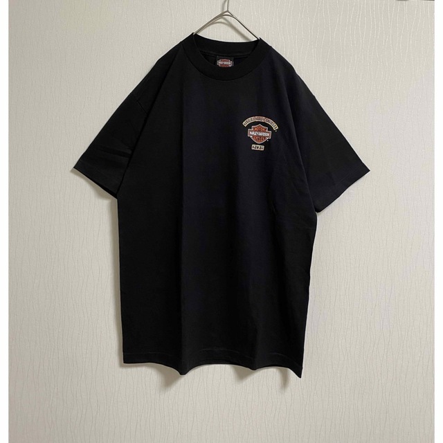 美品　Harley-Davidson 00s メキシコ製　デカロゴ　tシャツ 2