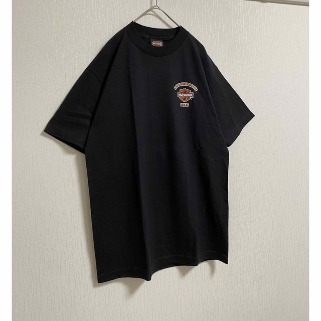 美品 Harley-Davidson 00s メキシコ製 デカロゴ tシャツ-