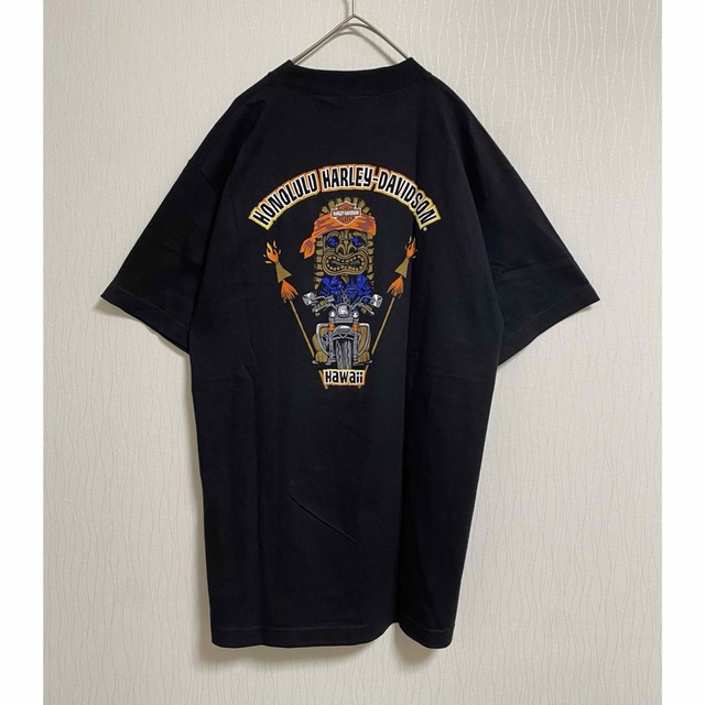 美品　Harley-Davidson 00s メキシコ製　デカロゴ　tシャツ 3