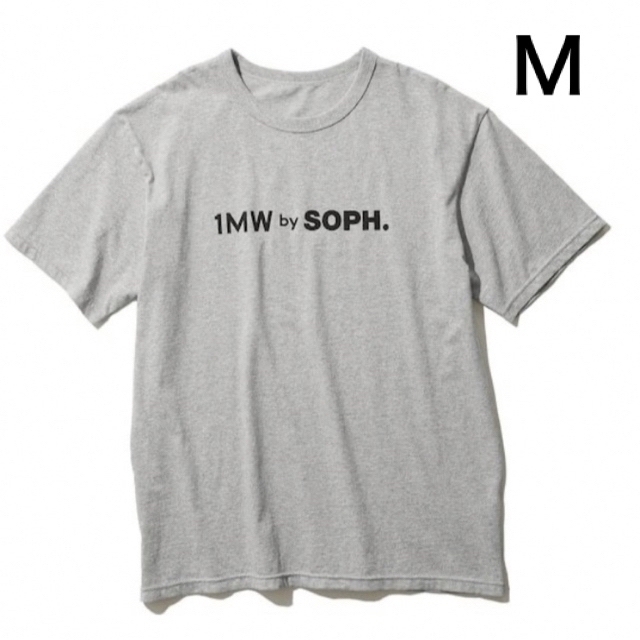 SOPH(ソフ)の【新品】GU SOPH 半袖 Tシャツ グレー Mサイズ 1MW by SOPH メンズのトップス(Tシャツ/カットソー(半袖/袖なし))の商品写真