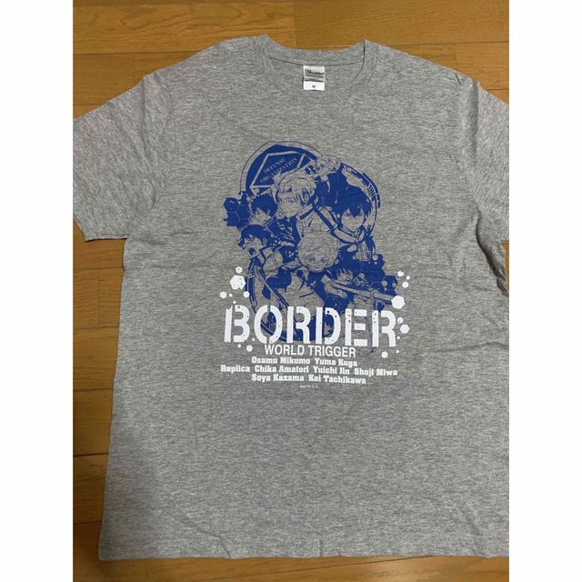 ワールドトリガー　Tシャツ　グレー