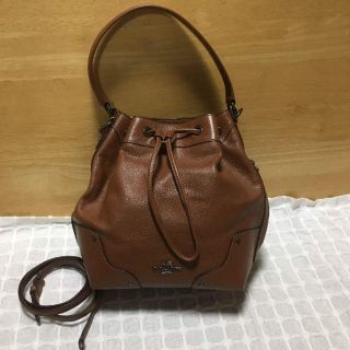 コーチ(COACH)のはぴころ♪様専用  COACH 巾着型2wayバッグ(ショルダーバッグ)